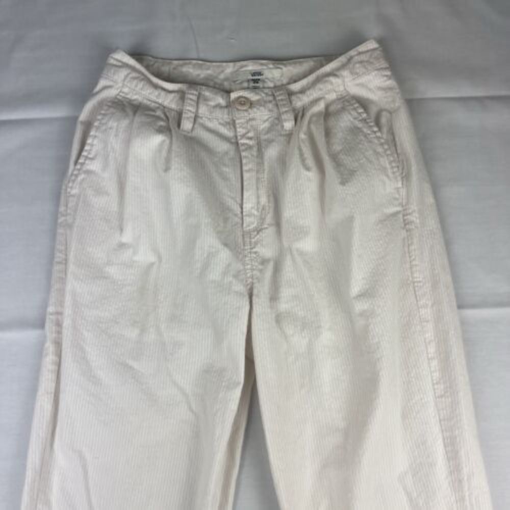 vans womens pink and white striped pants‎ - Picture 2 of 10